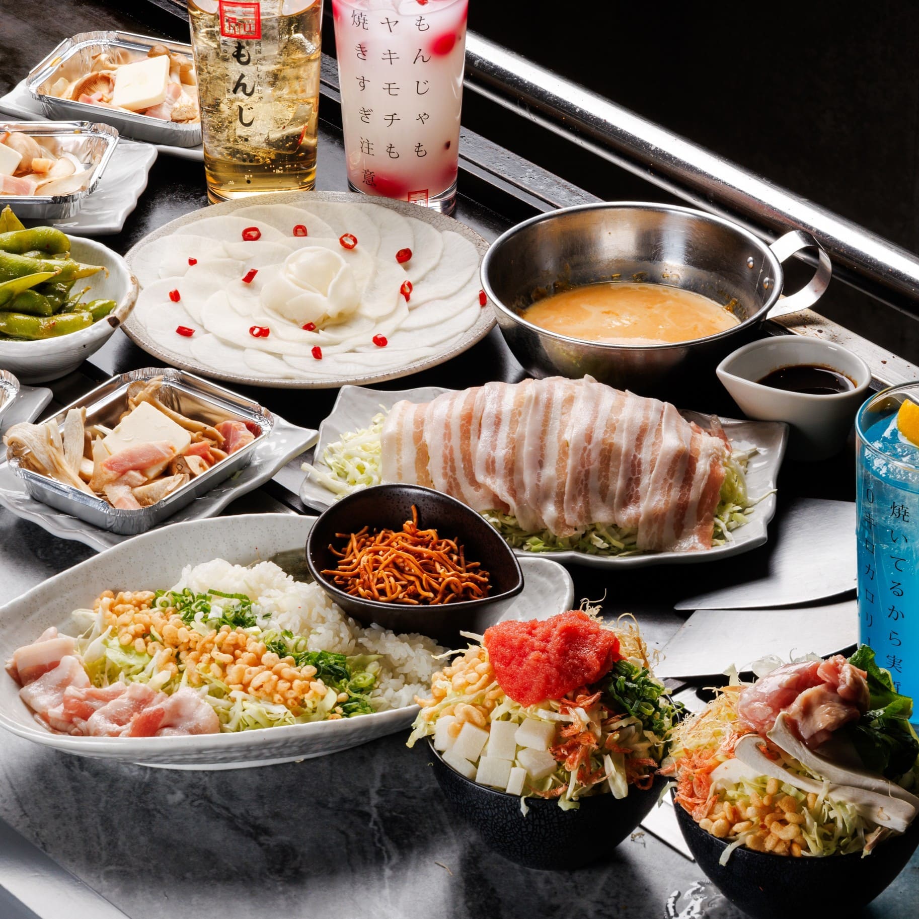 公式】両国だしもんじゃ もんじ 天神大名店｜コース